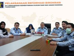 Kemenkumham Sumsel Evaluasi Penerapan Reformasi Birokrasi di Wilayah