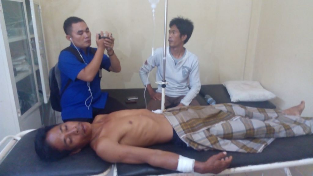 Dikeroyok Perangkat Desa Paldas