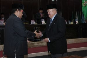 DPRD Sumsel Rekomendasikan LKPJ Gubernur Sumsel Tahun 2015