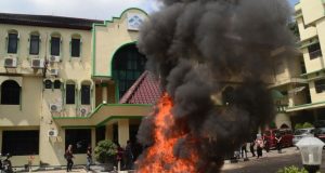 Mahasiswa UIN Raden Fatah Demo Tuntut Transparansi Dana