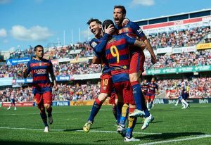 Hatrick Suarez Pastikan Gelar La Liga 2015/2016 Untuk Barcelona