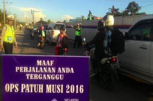 Hari Pertama Operasi Patuh Musi di Palembang Amankan 45 Kendaraan
