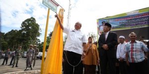 Gubernur Alex Noerdin Resmikan Jalan Kol. Noerdin Pandji