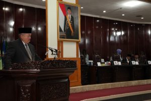 Gubernur Alex Noerdin Sampaikan Penjelasan Terkait 6 Raperda