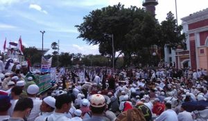 Ribuan Umat Muslim Palembang Gelar Aksi Bela Umat