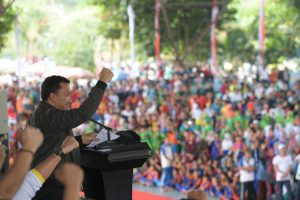 Menpora Bangga Ribuan Masyarakat Muba Sukseskan Gala Desa 2017 Muba