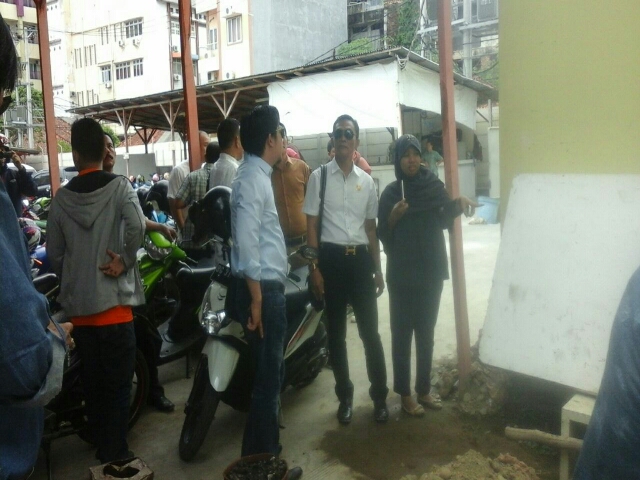 Komisi II DPRD Palembang Sidak Pembangunan Hotel Ibis