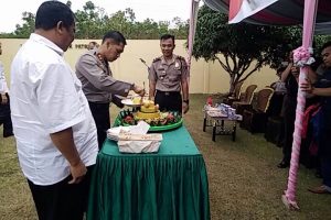 Kapolres Banyuasin Resmikan Lapang Tembak Patria Tama