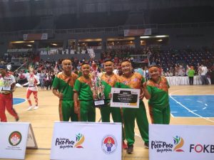Hebat! Tim Senam Lahat Sabet Juara Pertama Senam Poco-poco