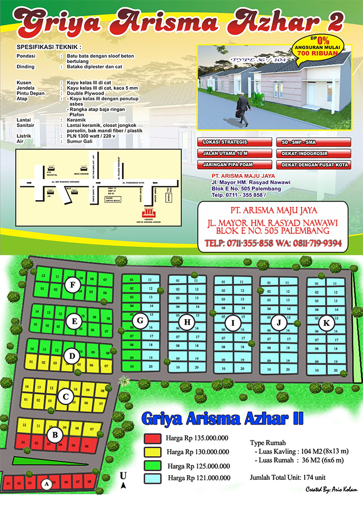 Perumahan Arisma Palembang