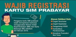 Wajib Registrasi Kartu Prabayar, Begini Caranya
