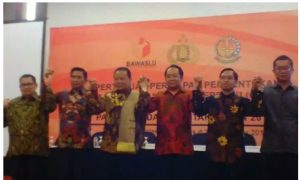 Badan Pengawas Pemilu (Bawaslu) Sumsel Secara Resmi Membentuk Sentra Penegak Hukum Terpadu (Gakkumdu)