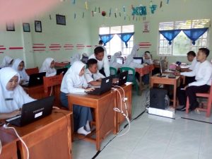 Untuk Pertama Kali SMK Kesehatan Bina Marta OKU Ikuti SUNBK di Gedung Sekolah Sendiri