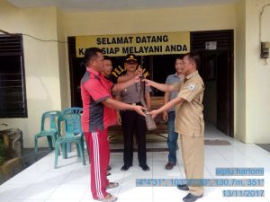 Polsek Semidang Aji Terima Serahan Senpi Dari Warga Ulak Pandan