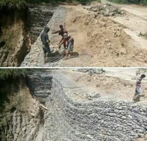 “Baru Satu Bulan Sudah Rusak” Proyek Talud di OKUS Dinilai Banyak Masalah