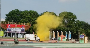 Simulasi Bom Peledak di Stadion Gelora Jakabaring
