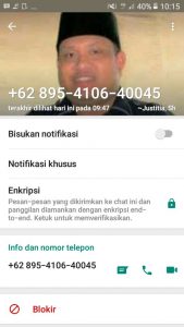 Beredar WhatApp Palsu Mengatas Namakan Kajari LA