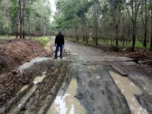 Proyek Pengerasan Jalan Muara Ikan Pali Di Tolak, Tidak Memenuhi Standar