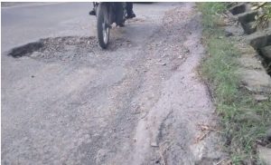 Belum Lama Di Perbaiki Jalan Angkatan 66 Rusak Lagi