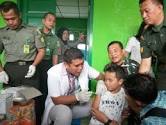 TNI OKI Sukseskan Imunisasi Difteri