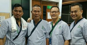 Rutin Olahraga, Paslon Purnawarman-Rozi Enjoy Jalani Tes Kesehatan
