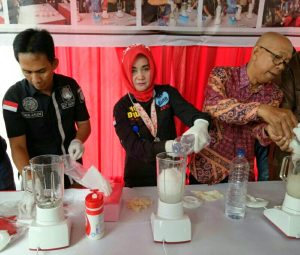 Presiden GANN, R Dewi Gumay Hadiri Acara Pemusnahan Narkoba