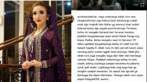 Mengaku Saudara Roro Fitria, Ungkap Siapa Sebenarnya Sosok Roro Fitria