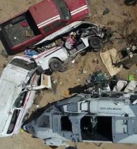 Helikopter Bawa Rombongan Menteri Hanya Terluka, Tapi Yang Di Darat Banyak Kahilangan Nyawa