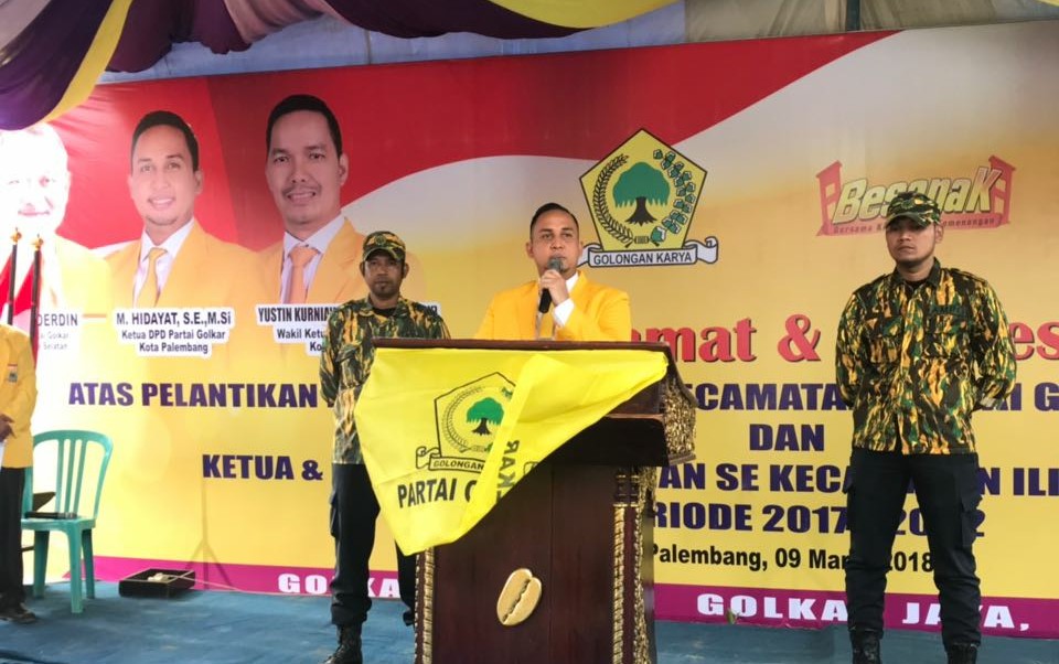 Mantapkan Komposisi Kepengurusan Partai, Hidayat Lantik 3 Kecamatan