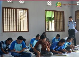 33 WBP Lapas Banyuasin Ikuti USBN