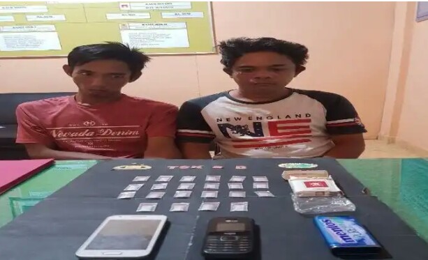Dua Pengedar Sabu, Diringkus Satresnarkoba Indralaya