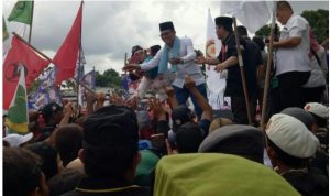 Hadiri Kampanye Besar, Giri “Pilih Harno – Fitri”