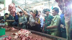 Polres OKU Dan Wabub OKU Datangi Pasar Baru dan Pasar Atas OKU, Gelar Sidak Gabungan