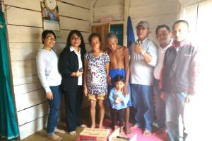 Kunjungi Badariah Penderita Tumor Ganas, Komunitas KSSP Berikan Dukungan Moril