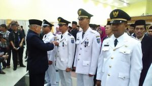 Bupati Lantik PPTP pengawas dan Adminstrator Di Lingkungan Pemkab