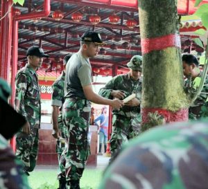 Kodim 0418 Palembang Ajak Masyarakat Gotong Royong