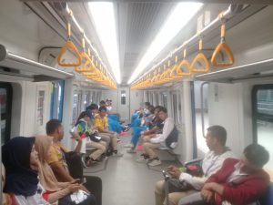 Selama Asian Games Naik LRT Gratis
