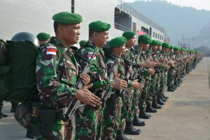 450 Prajurit Yonif 143/TWEJ  Berangkat Ke Perbatasan Papua Nugini