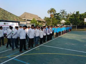 Warga Binaan Ikuti Upacara HUT RI di Lapas Tanjung Raja
