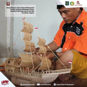 Lapas Banyuasin Ajak Warga Binaan Berkreasi Lewat Kerajinan Tangan