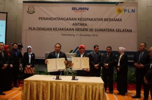 PLN UI WS2JB MoU Dengan Kajati Sumsel