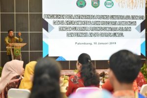 HD Targetkan Sumsel Bebas Narkoba