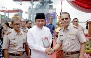 Herman Deru Melepas Ekspor Komoditas Pertanian Sumatera Selatan