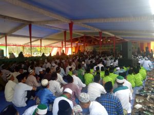Ribuan Warga NU Muara Enim Deklarasikan Dukungan Ke Jokowi-Maruf