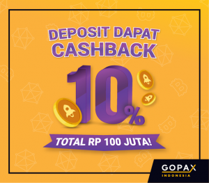 Di Gopax Indonesia Ada Cashback 100 Juta
