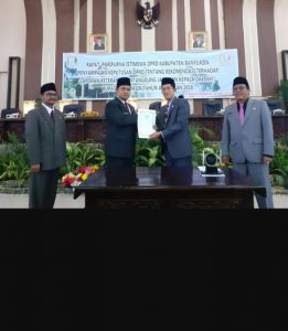 DPRD Banyuasin setujui LKPJ Bupati 2018