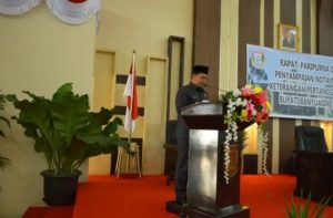 DPRD Banyuasin dengarkan LKPJ Bupati