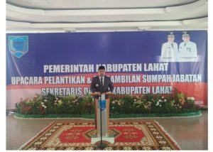 Pelantikan Sekda Lahat Berlangsung Hikmad
