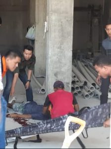 Jatuh Dari Ketinggian 6 Meter, Pekerja Bangunan Nyaris tewas