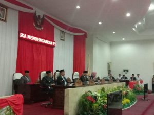 HUT RI Ke-74 Bupati Lahat dan Jajaran Hadiri Rapat Paripurna Mendengarkan Pidato Kenegaraan Presiden RI